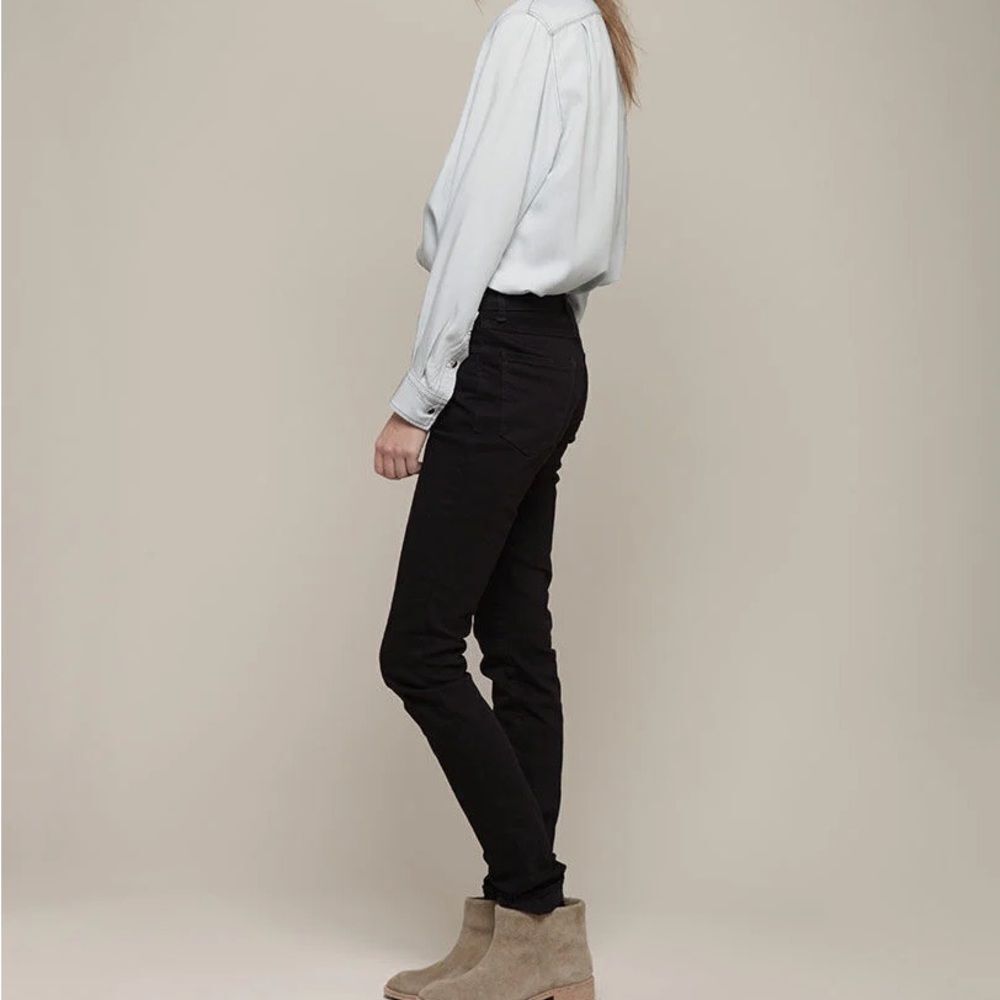 ACNE straight vintage dark wash jeans